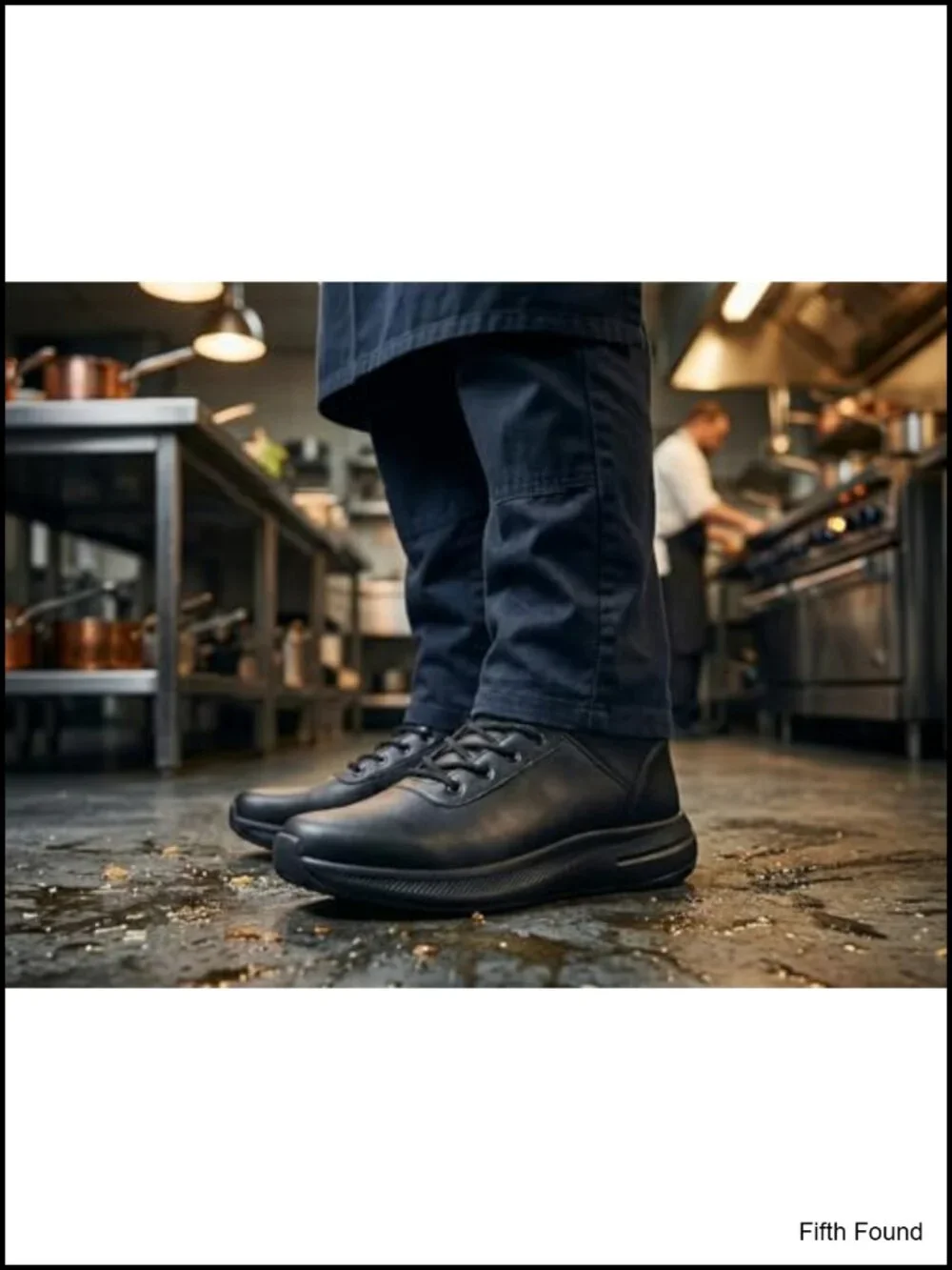 Non Slip Waterproof Ankle Work Boots for Food Service